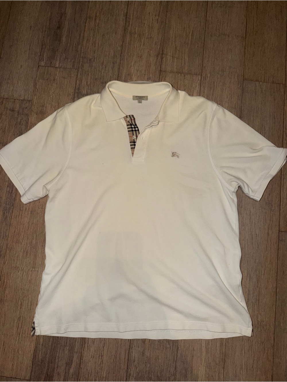 Burberry white Polo